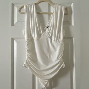 Express White Bodysuit